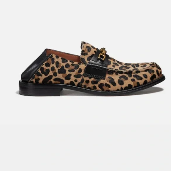🐆COACH Women's Putnam Loafer Leopard Print size 5